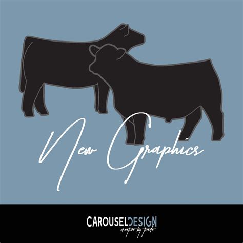 Livestock Graphics By Carousel Design Showing Cattle Showing Livestock