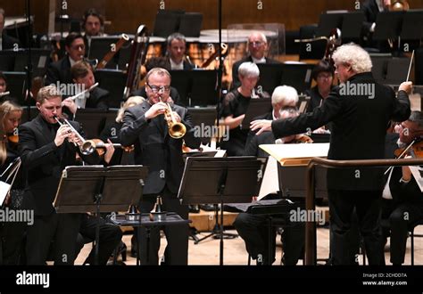 Editorial Use Only Sir Simon Rattle Conducts The London Symphony