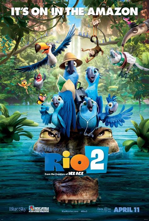 This Saturday Rio 2 From The Creators Of Ice Age Starring Jesse