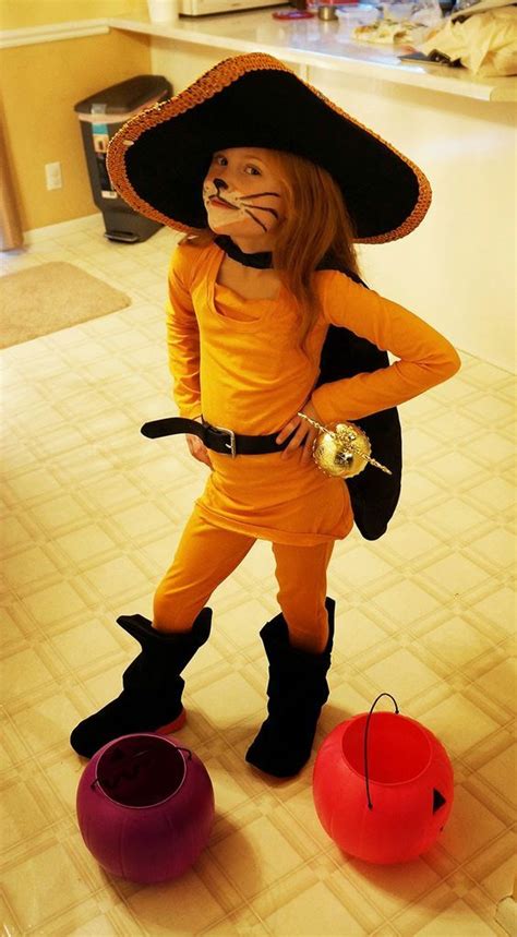 9 Best Diy Puss In Boots Halloween Costume Idea Images On Pinterest