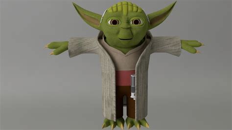 Yoda 3d Clone Wars Star Wars Character 3d Model Cgtrader