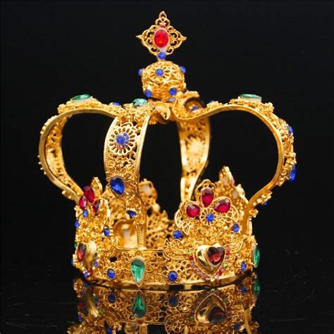 Buy Male Crown Metal King Crown Majestic Crowns