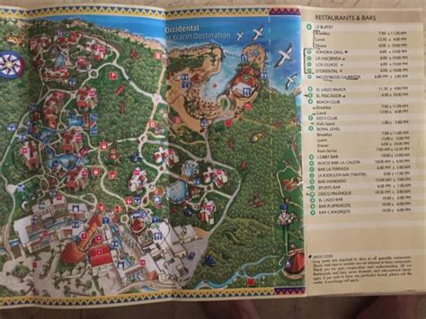 Resort Map Picture Of Occidental At Xcaret Destination Playa Del