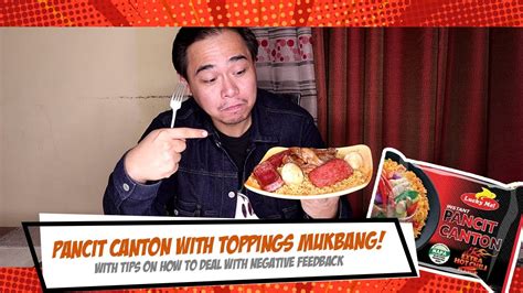 PANCIT CANTON MUKBANG PHILIPPINES With Prem Eggs And Chicken Adobo Mukbang YouTube