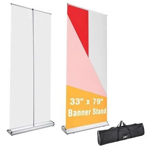 Roll Up Banner Stand L Banner Stand Manufacturer From Delhi