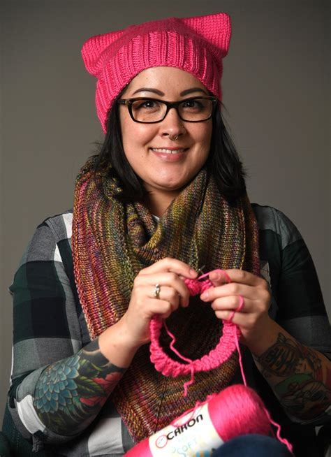 ‘pussyhats Project Has Crafters Across The Country Knitting Hats For Womens March On