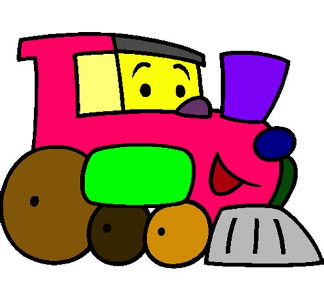 Dibujo De Tren Pintado Por Trenecito En El Día 28 01 11 A