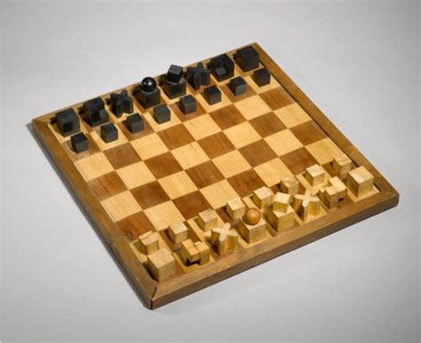 Josef Hartwig And Joost Schmidt Chess Set Model No Xvi 1924