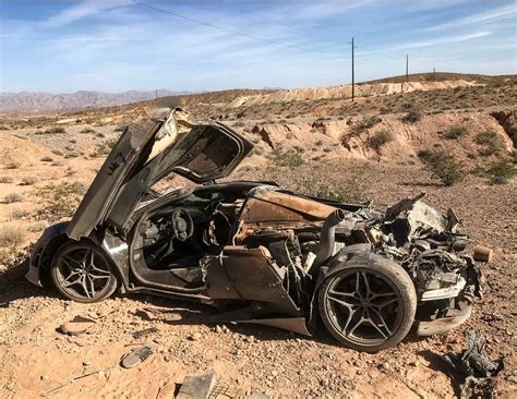 Lady Driver Walks Away From Horrific Mclaren 720s Crash In Las Vegas