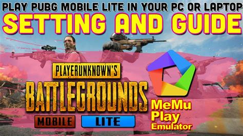 How To Install PUBG Mobile LIte In PC Or Laptop PUBG Mobile Lite Settings And Beginners Guide