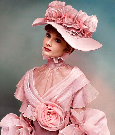 Шляпы 1950 1960 цветные фото Одри Хепберн