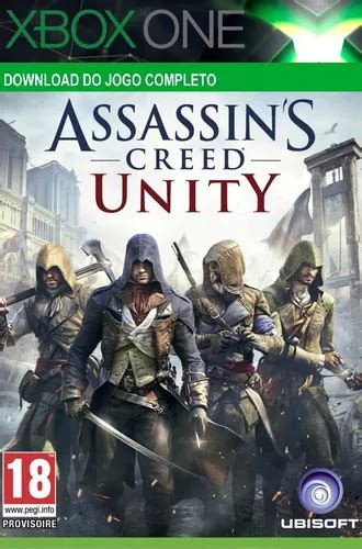 Assassins Creed Unity Xbox One Código 25 Digito Digital MercadoLivre