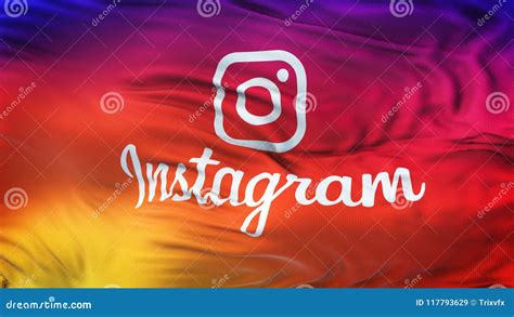 Instagram Logo Colorful Smooth Gradient Wave Background Wallpaper