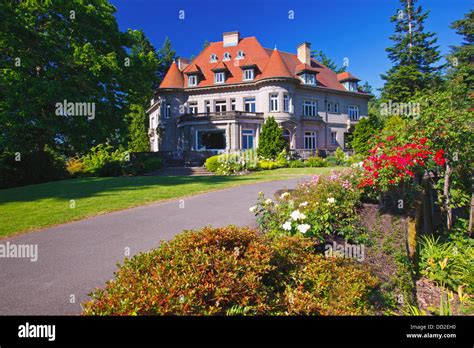 Pittock Mansion Portland Oregon United States Of America Stock Photo