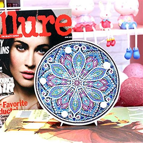 Diamond Painting Mandala With Led Lights Diy Special Shaped Full Drill