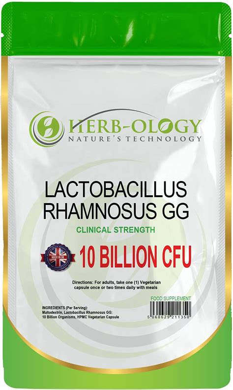Herb Ology Lactobacillus Rhamnosus 120 High Strength Vegetarian