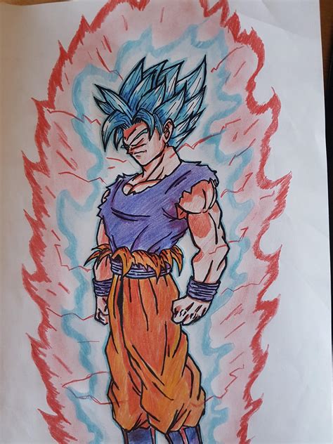 How To Draw Goku Goku Drawing Ssj God Saiyan Super Dr