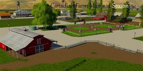 Canadian Farm Map V31 Fs19 Farming Simulator 19 Mod