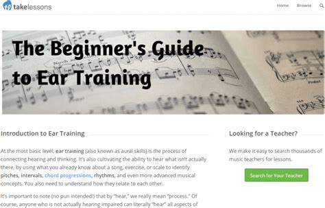 How To Train Your Ear For Years Of Success With Music And Singing