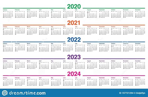 3 Year Calendar 2022 To 2024 Printable