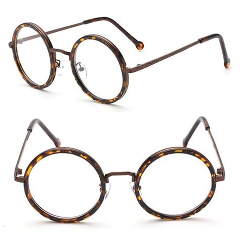 Buy Vintage Round Eyeglasses Frames Metal Full Rim