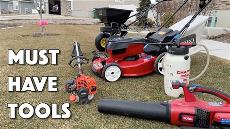 Essential Lawn Care Tools Youtube