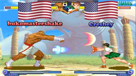 Street Fighter Alpha 2 Bukomastershake Usa Vs Creshey Usa Sfa2