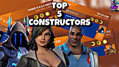 Best Constructors In Fortnite Save The World Youtube
