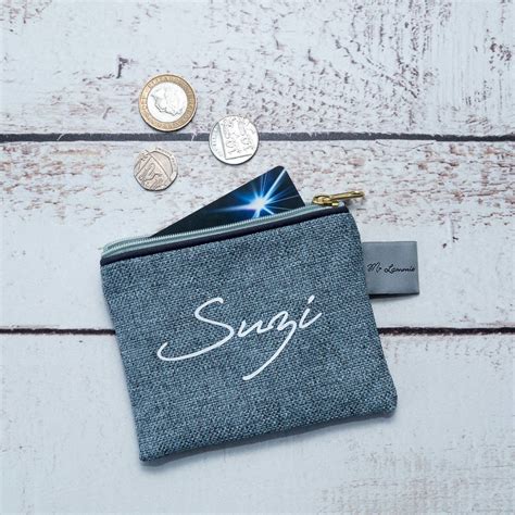 Personalised Signature Coin Purse Eco By Love Lammie Co