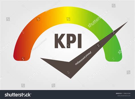Key Performance Indicator Kpi Icon Stock Vektorgrafik Lizenzfrei