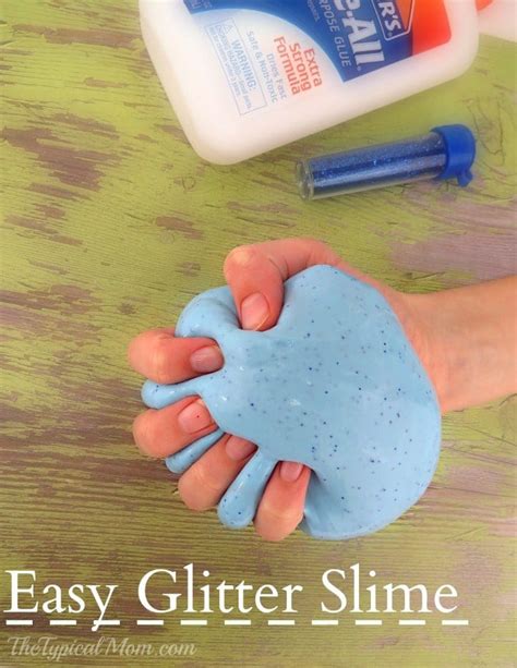 How To Make Slime With Glue · The Typical Mom