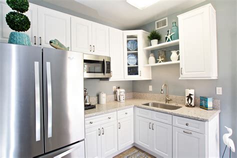 The kitchen was small, triangular in shape, in the front corner of the home and cut off from the rest of the house [fig. Rancho Santa Fe Kitchenette - Beach Style - Kitchen - San Diego - by La Costa Cabinets & Design