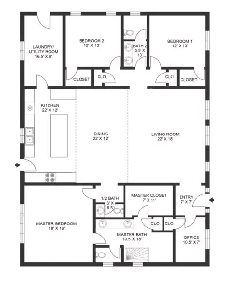 99 Best Barndominium Floor Plans With Pictures Updated Design Loft