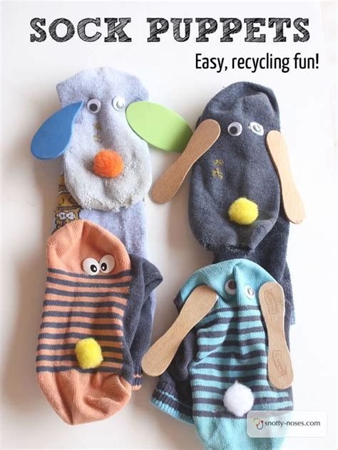 Easy Peasy Sock Puppets Diy Sock Puppets Sock Puppets Puppets For Kids