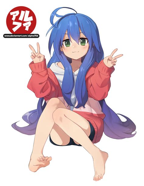 Konata Izumi Render By Alpha706 On Deviantart