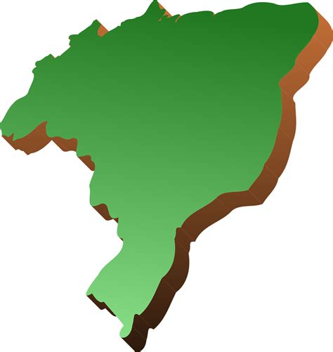 Mapa Do Brasil Verde Gráfico Vetorial Grátis No Pixabay Pixabay