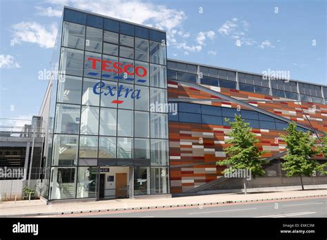Tesco Extra Store On Savile St In Sheffield England Uk Stock Photo
