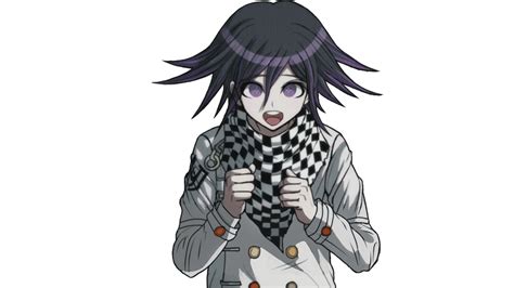Hiiiiiiii, can i get a kokichi sprite edit where instead of a checkered bandana he has a black and white dogtooth pattern on it? Cutest character of 2017 | ResetEra