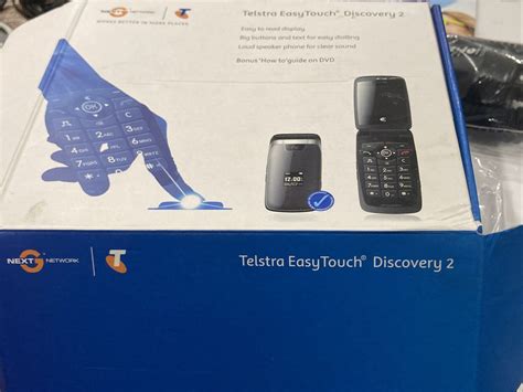 Telstra Easytouch Discovery 2 Retro Black Flip Phone 3g Ebay
