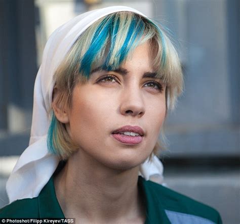 Pussy Riot S Nadya Tolokonnikova Jailed For Wielding A Needle And Thread Daily Mail Online
