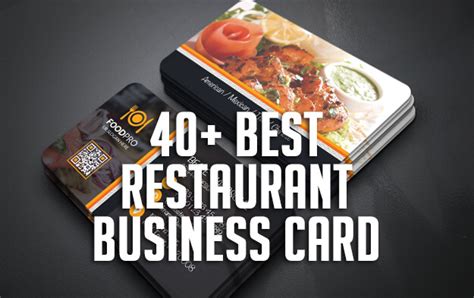 40 Best Restaurant Business Card Templates Free And Premium