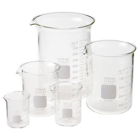 Chemglass Life Sciences 100ml Beaker Low Form Griffin Pyrex Fisher