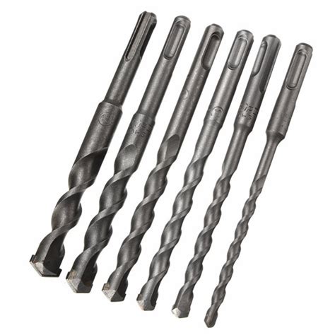 If the drill doesn't have an auxiliary handle, brace the back of the drill with your. 6 to 16mm Hammer Drill Bit SDS Plus Shank 150mm Concrete ...