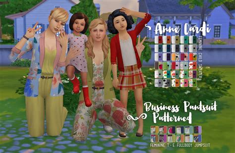 The Plumbob Tea Society Fruit Clothes Sims 4 Clothing Kids Sweater
