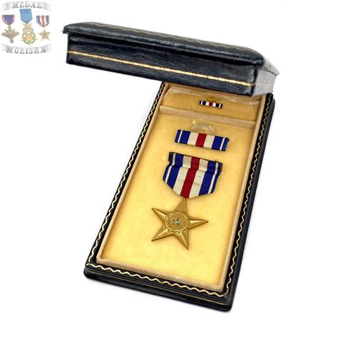 World War Ii Us Silver Star Medal 96278 Item 96278