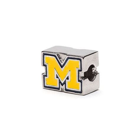 University Of Michigan Block M Bead