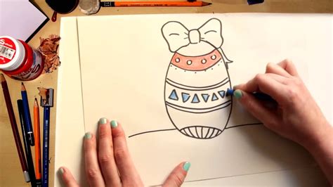 Como Desenhar Um Ovo De PÁscoa Desenhos Para CrianÇas Aprenda