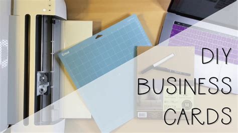 Create a virtual business card in my contacts. DIY Business Cards - Cricut Tutorial - YouTube