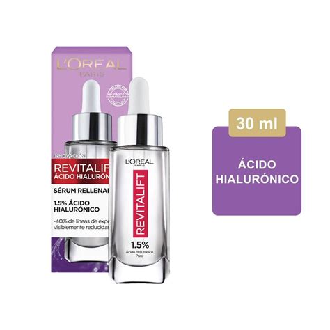 Sérum rellenador L Oréal Revitalift ácido hialurónico ml Walmart