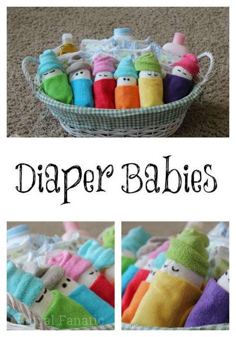 Unique baby gifts and great baby shower gift ideas! How To Make Diaper Babies - Easy Baby Shower Gift Idea ...